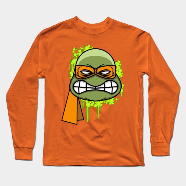 Michelangelo - Teenage Mutant Ninja Turtles Long Sleeve T-Shirt by Dark_Inks